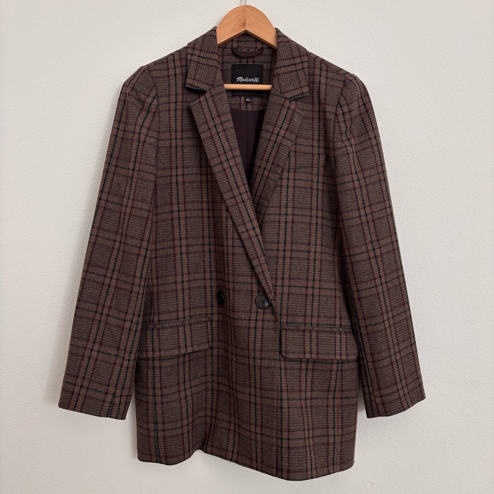 Madewell Caldwell Blazer in Hedden Plaid